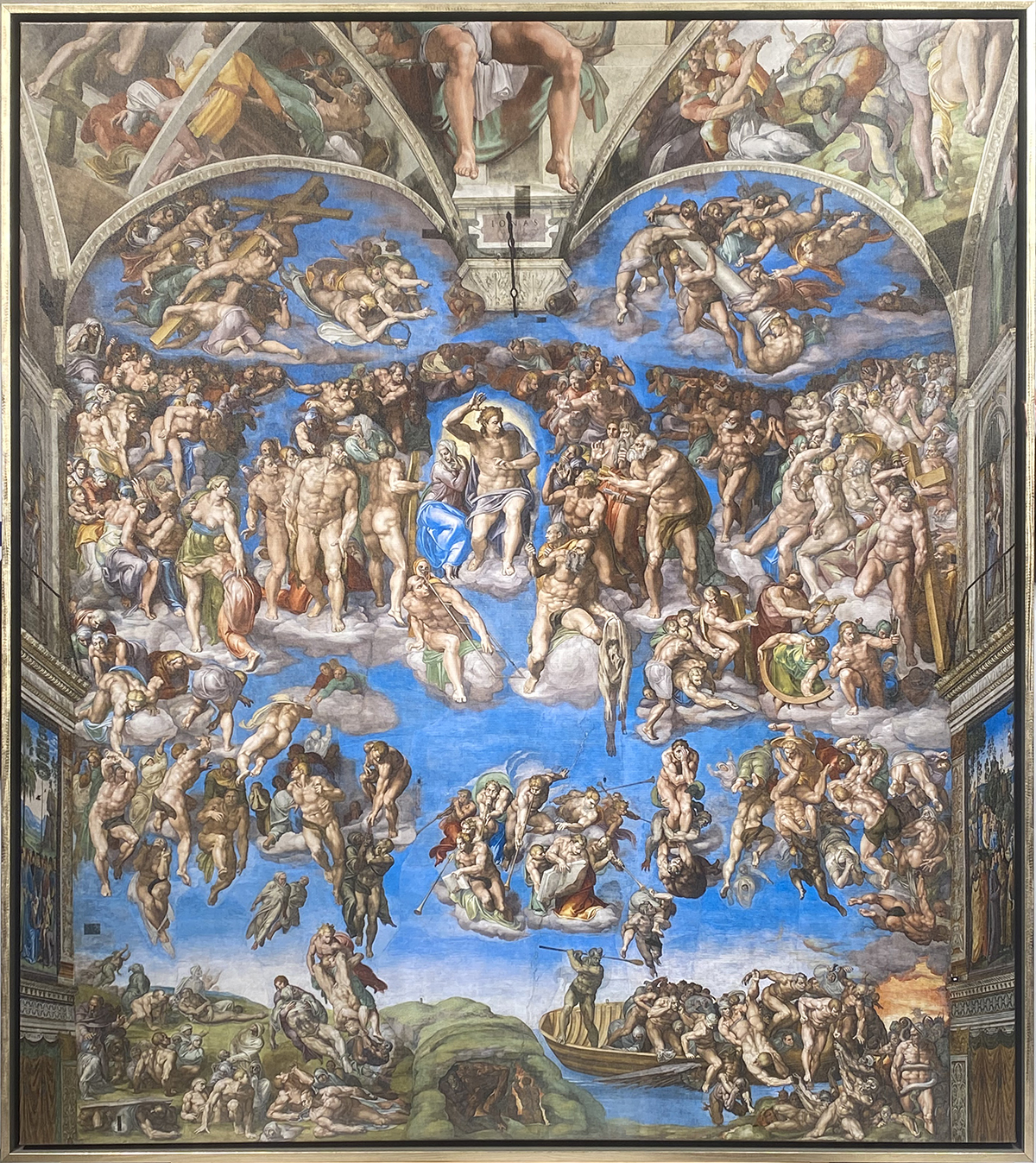 Last Judgement by artist Michelangelo Buonarotti